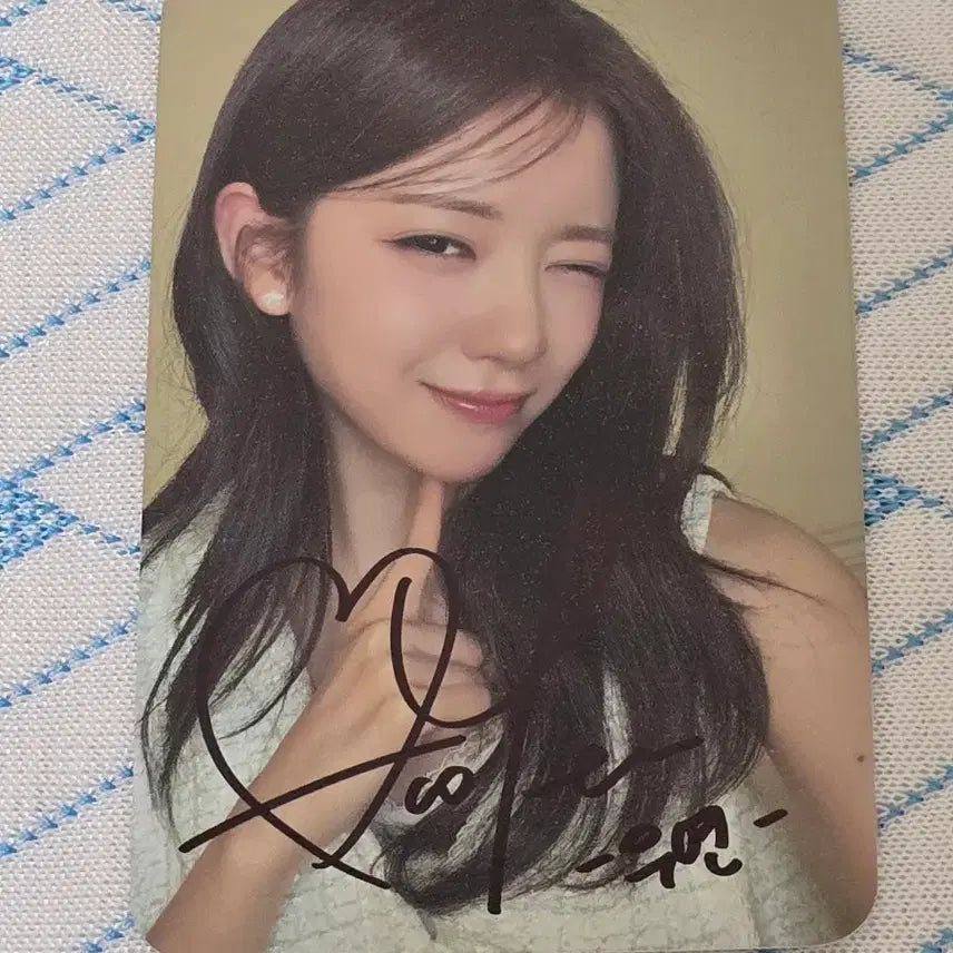 [BUNJANG] Woo!Ah! Wooyeon Signed Photocard / wooah 우아 우연 싸인 포토카드