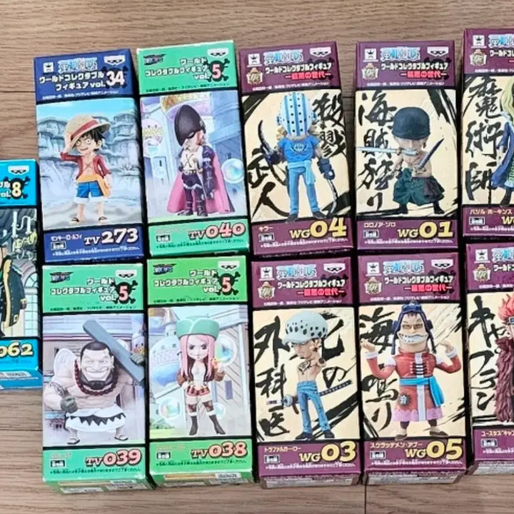 [BUNJANG] One Piece World Collectable The Worst Generation Figures / 원피스 월콜 월드콜렉터블 최악의 세대 피규어
