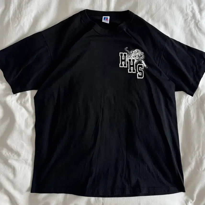 [BUNJANG] 90s USA Vintage Russell "Think Defense" Spirit T-Shirt / 90s USA 빈티지 러셀 think defense 티셔츠