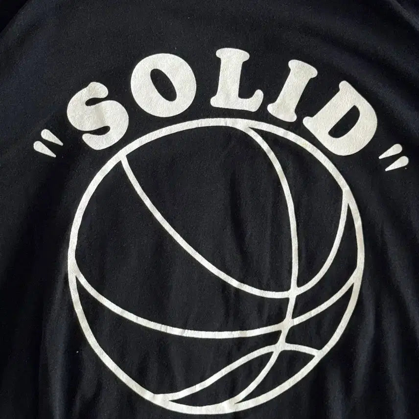 [BUNJANG] 90s USA Russell Athletic SOLID Basketball Graphic T-Shirt / 90s USA 빈티지 러셀 SOLID 티셔츠