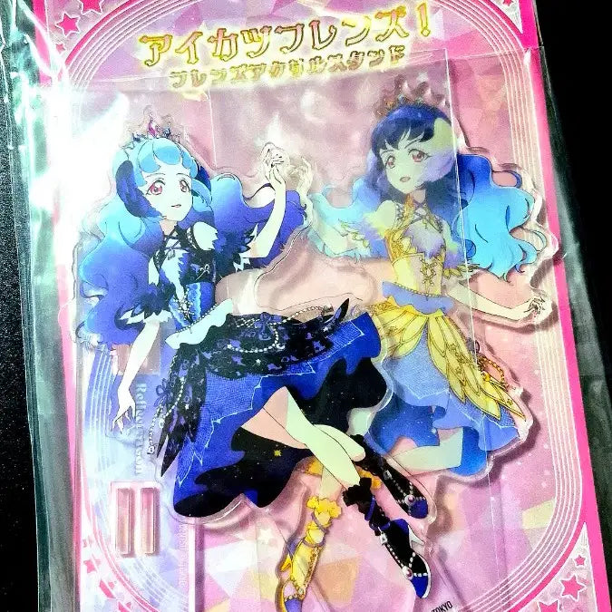 [BUNJANG] Aikatsu Friends Shirayuri Sakuya &amp; Kaguya Pair Acrylic Stand / 아이카츠 프렌즈 시라유리 페어아크릴 판매