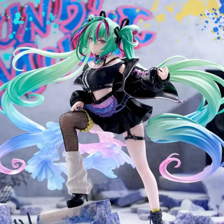 [BUNJANG] Hatsune Miku Punk Ver. SEGA Figure / 하츠네 미쿠 펑크 ver