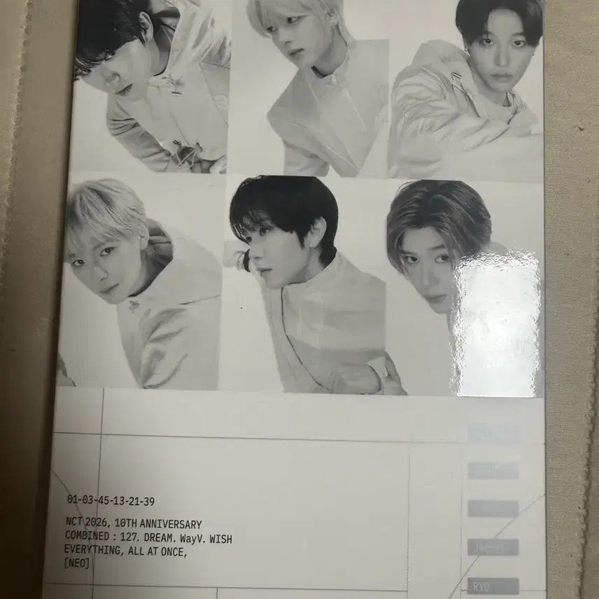 [BUNJANG] NCT 10th Anniversary Pop-Up Wish Group Photo Set Zion Sakuya / 엔시티10주년 팝업 위시그룹포토세트/시온/사쿠야