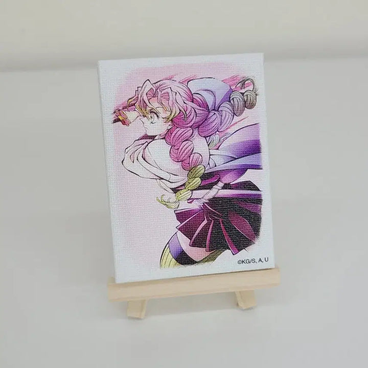 [BUNJANG] Demon Slayer Hashira Training Arc Mitsuri Mini Canvas Stand / 귀멸의칼날 하시라전 기둥전 미츠리 미니 캔버스 스탠드