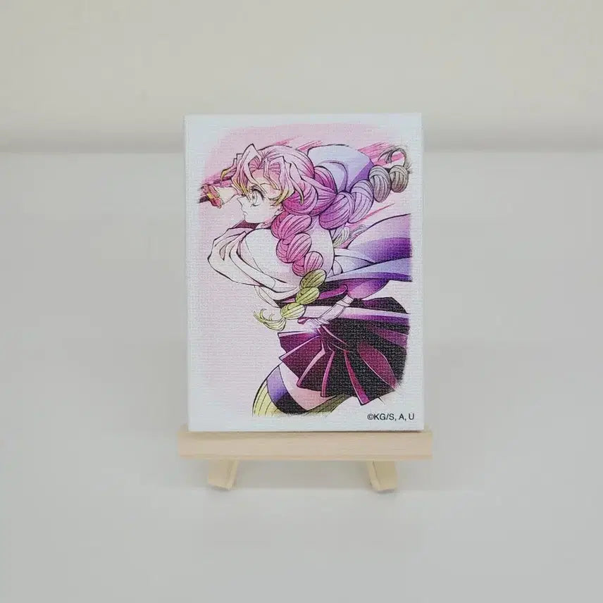 [BUNJANG] Demon Slayer Hashira Training Arc Mitsuri Mini Canvas Stand / 귀멸의칼날 하시라전 기둥전 미츠리 미니 캔버스 스탠드