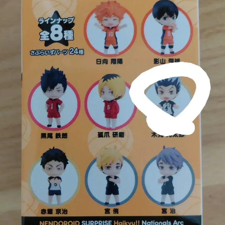 [BUNJANG] Haikyuu!! Mini Nendoroid Surprise Figure Bokuto / 하이큐 미니 넨도로이드 피규어 서프라이즈 보쿠토 판매
