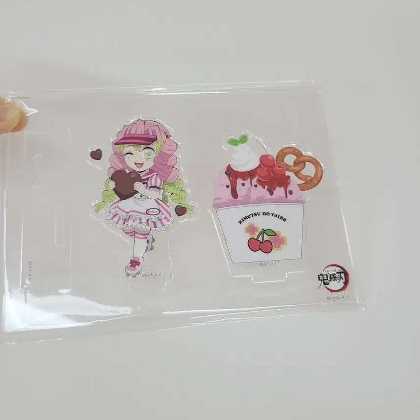 [BUNJANG] Demon Slayer Mitsuri Kanroji Ice Cream Acrylic Stand (Sealed) / 귀멸의칼날 아이스크림 아크릴 스탠드 미츠리 미개봉 새상품