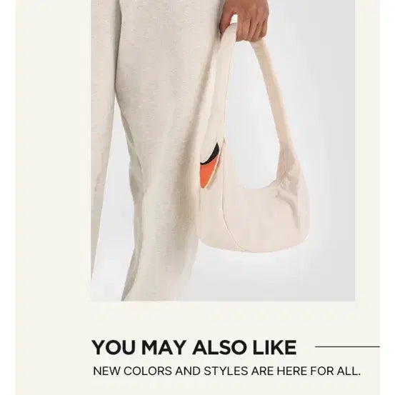 [BUNJANG] Baggu Swan Bag White / baggu 바쿠 스완백 화이트