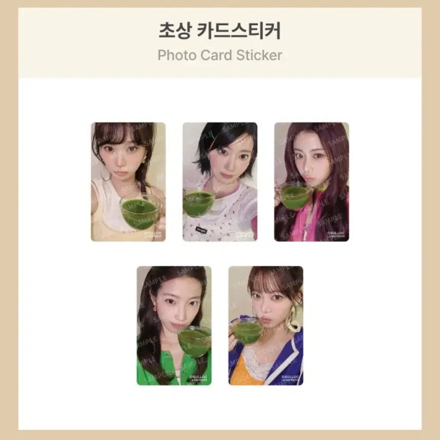 [BUNJANG] LE SSERAFIM Hong Eunchae Osulloc Photocard / 르세라핌 홍은채 오설록 포카