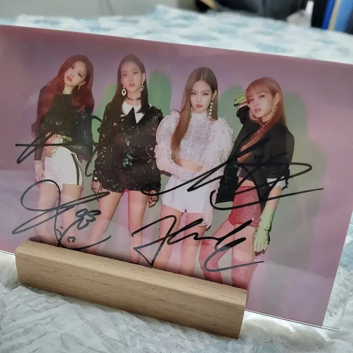[BUNJANG] Blackpink Autographed Photo Bundle Set / 블랙핑크 자필 친필싸인 사진일괄