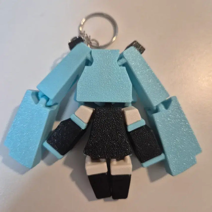 [BUNJANG] Vocaloid Kasane Teto &amp; Hatsune Miku Keychain Figures Set / 보컬로이드 카사네 테토 하츠네 미쿠 피규어 판매