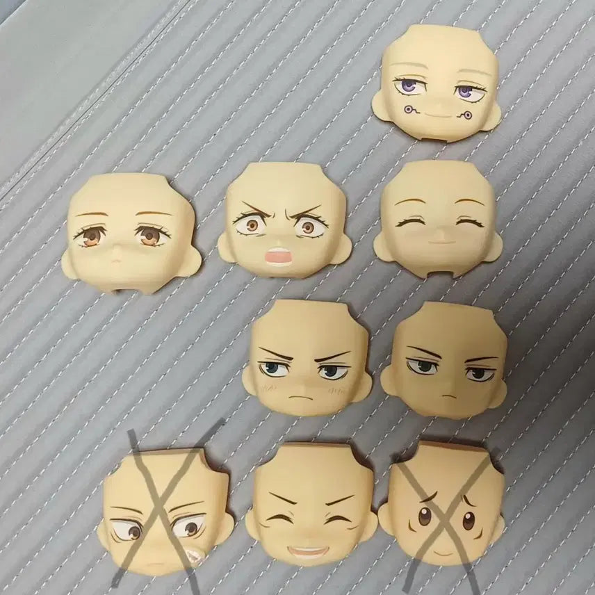 [BUNJANG] Jujutsu Kaisen Nendoroid Face Parts Set / 주술회전 넨도로이드 페이스 파츠 일괄