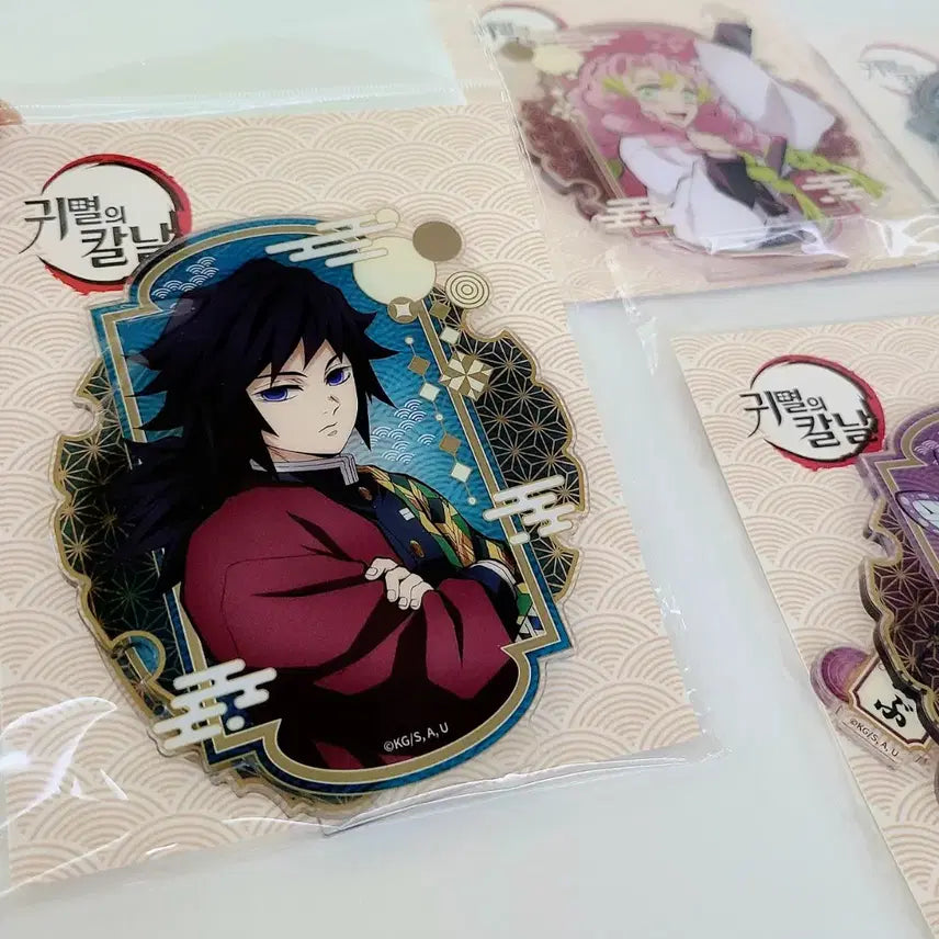 [BUNJANG] Demon Slayer Acrylic Stand Set Giyu Shinobu Muichiro Mitsuri Obanai New / 귀멸의칼날 아크릴 스탠드 기유 시노부 무이치로 미츠리 오바나이 새상품