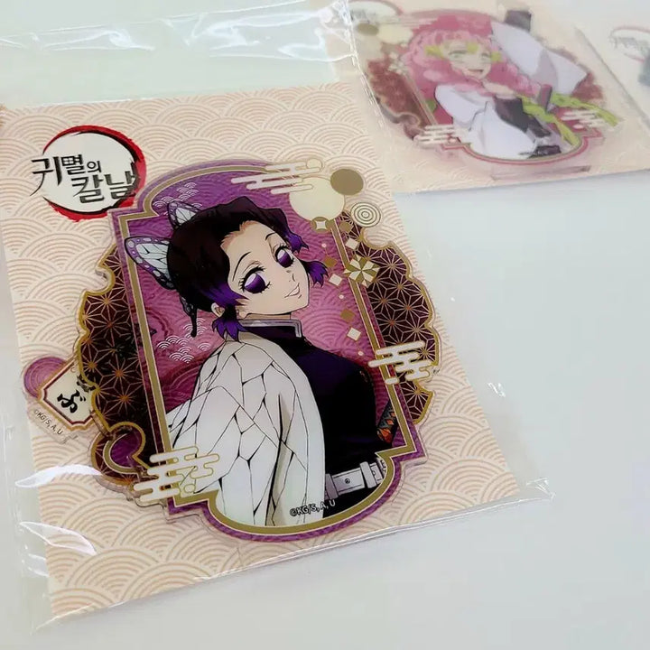 [BUNJANG] Demon Slayer Acrylic Stand Set Giyu Shinobu Muichiro Mitsuri Obanai New / 귀멸의칼날 아크릴 스탠드 기유 시노부 무이치로 미츠리 오바나이 새상품