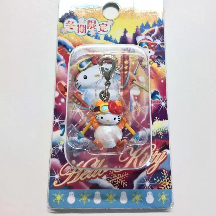 [BUNJANG] Classic Snowman Kitty Strap / 눈사람 고전키티스트랩