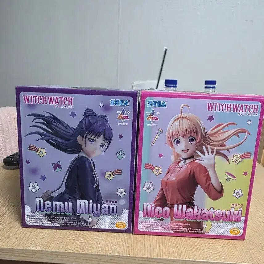 [BUNJANG] Sega Virtue Watch Nemu Miyao, Nico Wakatsuki Figure Set (Sealed) / 세가 위치워치 네무 미야오 니코 와카츠키 세트 피규어(미개봉)