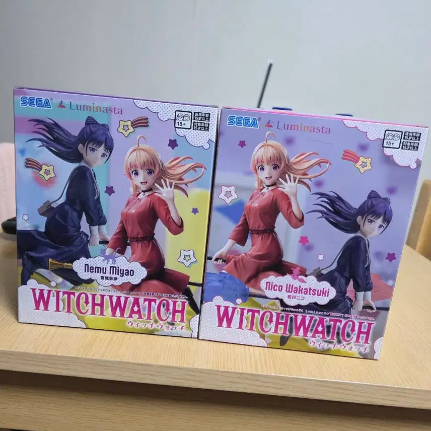 [BUNJANG] Sega Virtue Watch Nemu Miyao, Nico Wakatsuki Figure Set (Sealed) / 세가 위치워치 네무 미야오 니코 와카츠키 세트 피규어(미개봉)