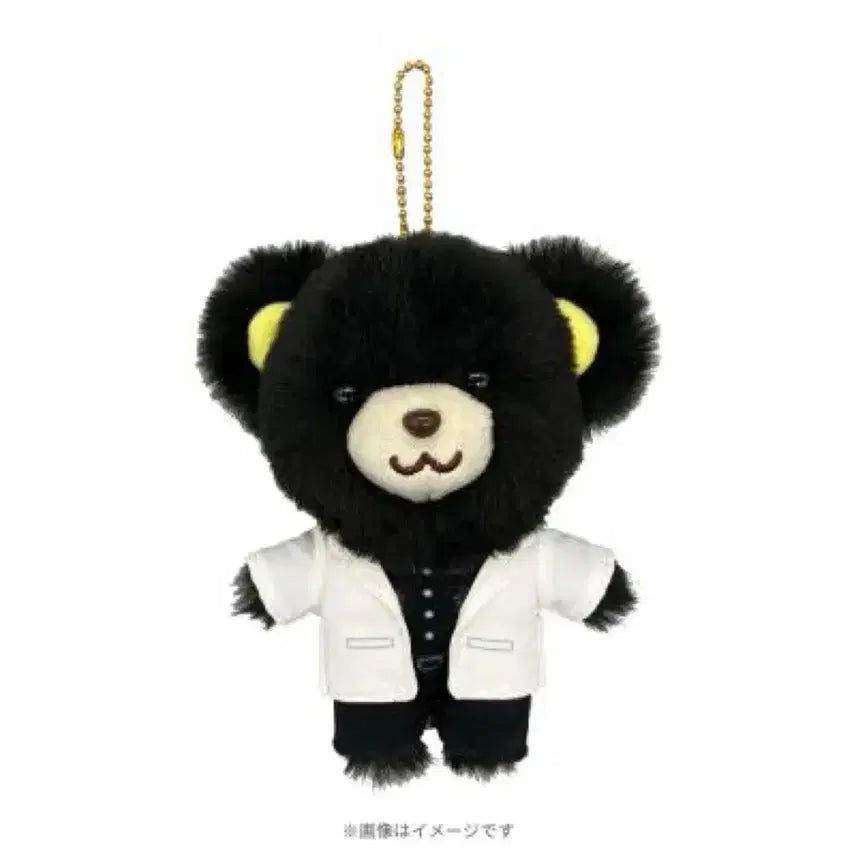 [BUNJANG] Black Swan Amagi Bear Plush White/Black / 급처 블랙페앙 아마기베어 흰색, 검정색