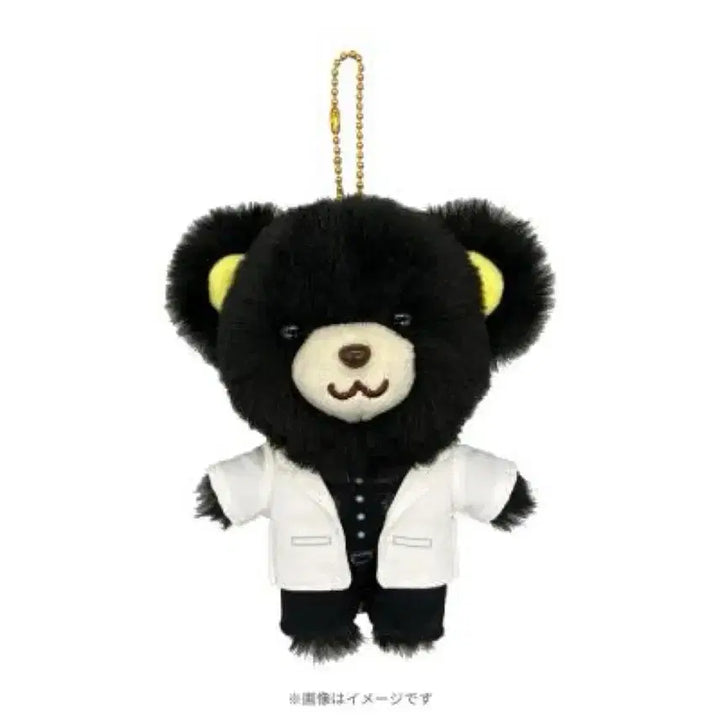 [BUNJANG] Black Swan Amagi Bear Plush White/Black / 급처 블랙페앙 아마기베어 흰색, 검정색