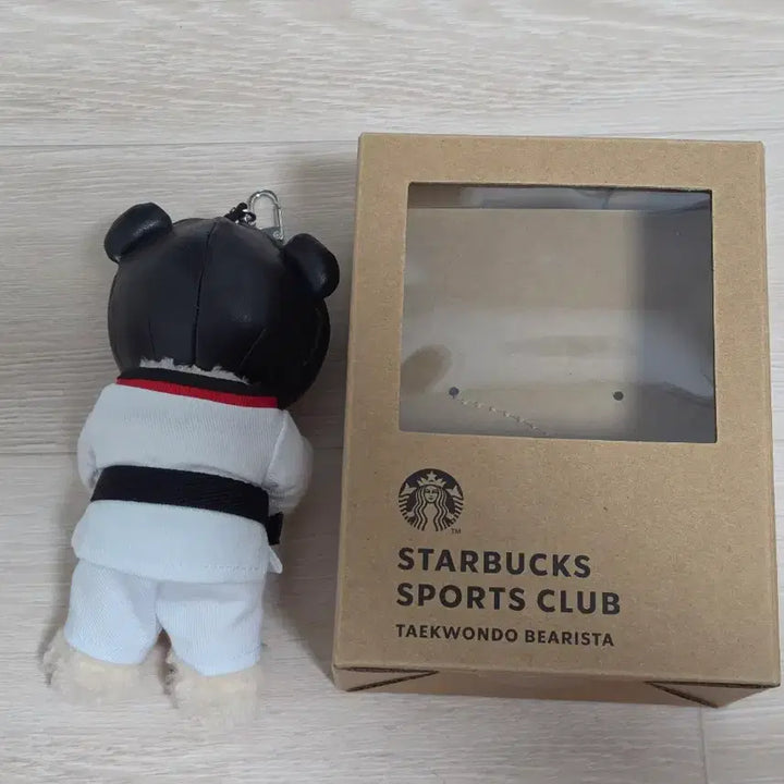 [BUNJANG] Starbucks Taekwondo Bearista Keychain / 스타벅스 태권도 베어리스타 키링