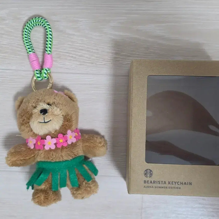 [BUNJANG] Starbucks Aloha Bearista Keyring / 스타벅스 알로하 베어리스타 키링