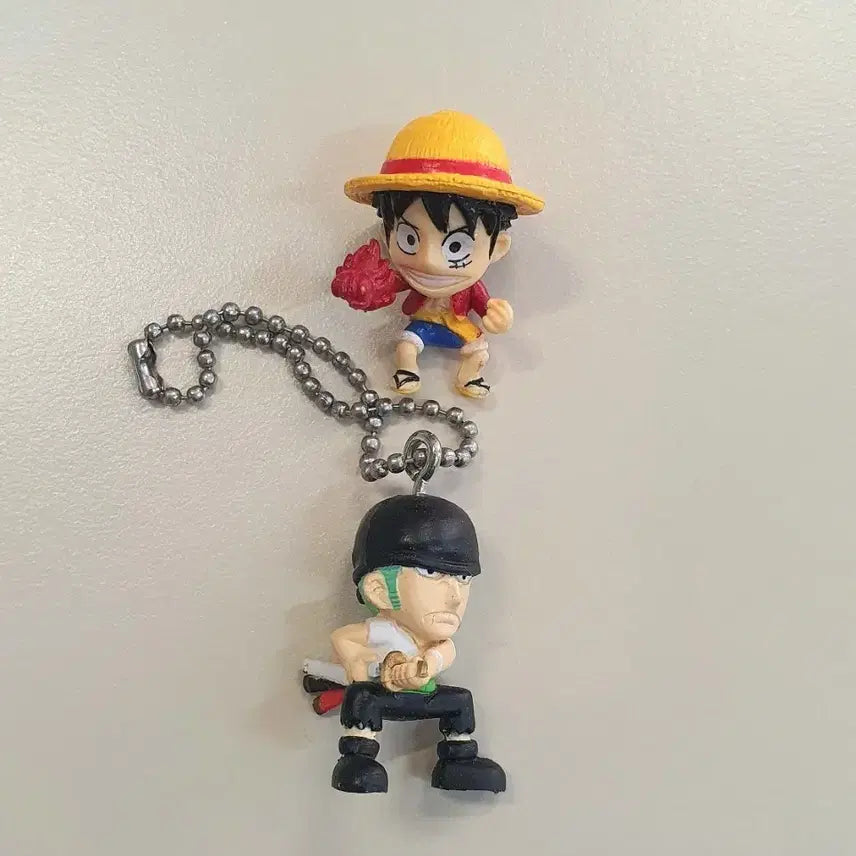 [BUNJANG] One Piece Luffy Zoro Keychain Figure / 원피스 루피 조로 키링 피규어