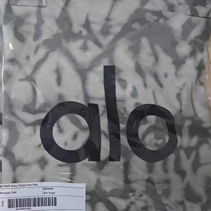 [BUNJANG] Alo Iconic Shopper Tote Bag Grey Tie-Dye / alo 알로 요가 아이코닉 쇼퍼 토트 백 그레이 타이다이