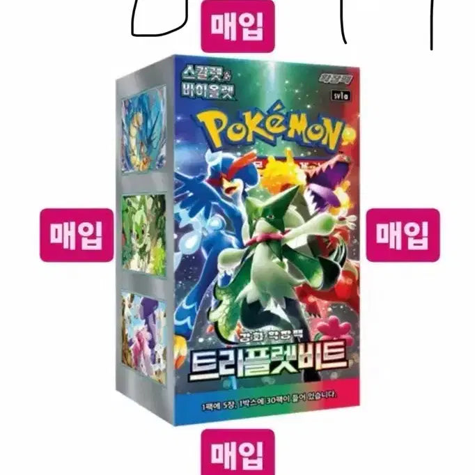 [BUNJANG] Pokémon Card Game Triple Beat Unsealed Booster Box / 매입)포켓몬카드 트리플렛비트
