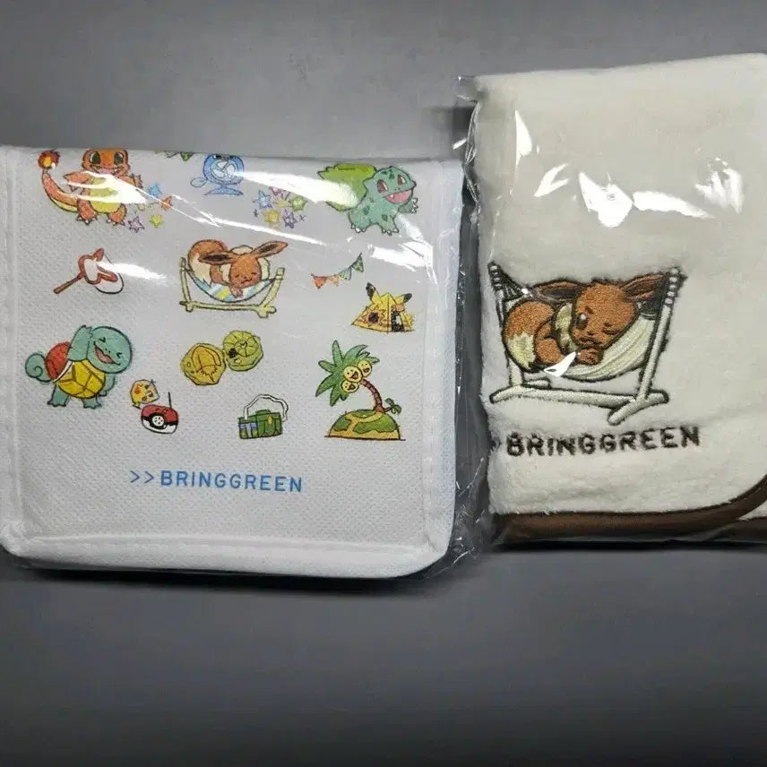 [BUNJANG] Olive Young Pokemon Pouch and Hand Towel Set / 올리브영 포켓몬 파우치/ 핸드타월 세트