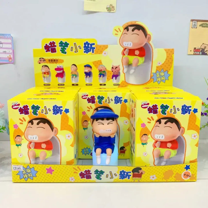 [BUNJANG] Crayon Shin-chan Toilet Mood Lamp Bundle Set / 일괄) 짱구 변기 무드등 와니야마 유치원 짱구