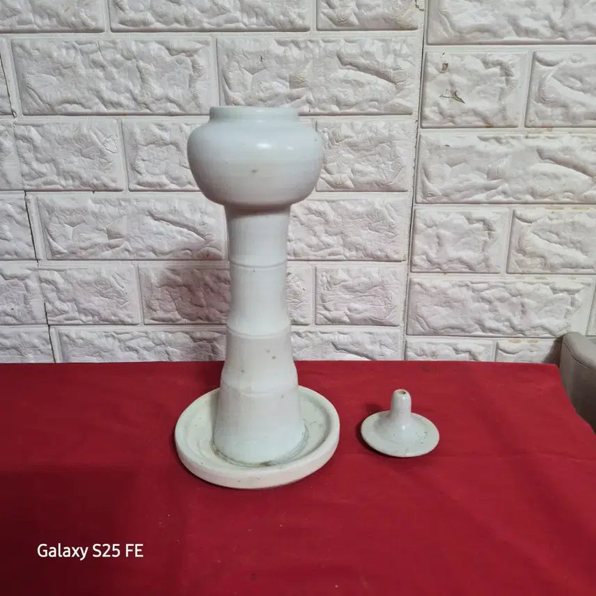 [BUNJANG] White Porcelain Oil Lamp Antique / 백자호롱
