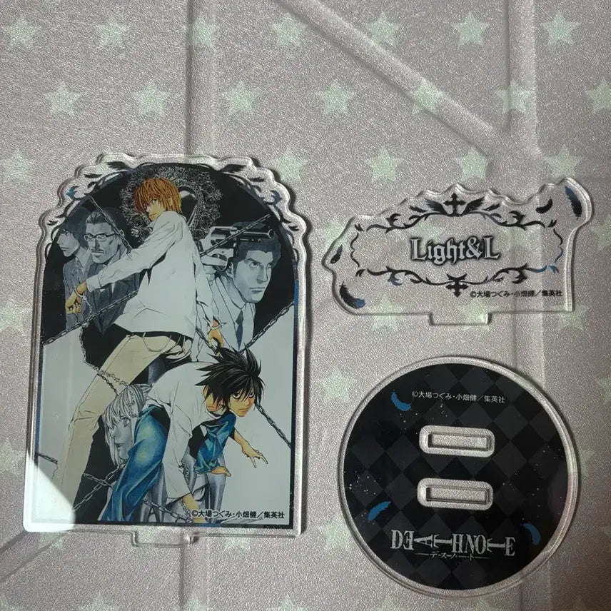 [BUNJANG] Death Note Light &amp; L Acrylic Stand / 데스노트 라이토 엘 아크릴