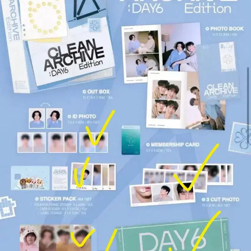 [BUNJANG] Day6 6th Generation Fanclub Kit Young K Bundle Set (Slogan) / 데이식스 6기 키트 도운+슬로건 분철