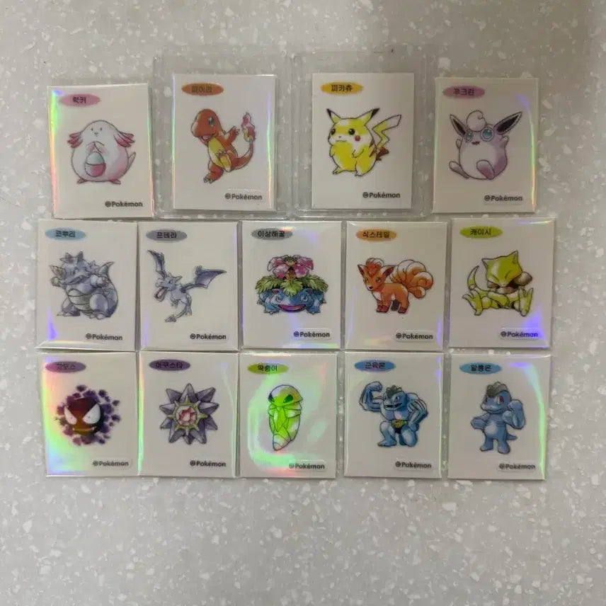 [BUNJANG] 30th Anniversary Pokemon Stickers Bundle / 30주년 포켓몬 띠부씰