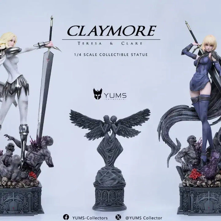 [BUNJANG] YUMS Claymore Claire, Teresa Resin Statue / YUMS 클레이모어 클레어 , 테레사 레진 양도합니다