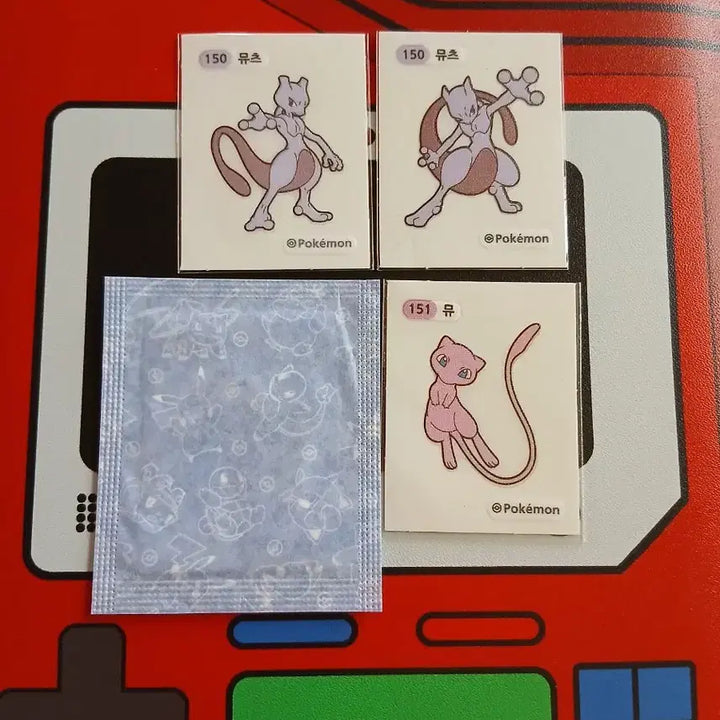 [BUNJANG] Pokemon 1st Gen Sticker Set (168 Types) - Mewtwo, Mew, Complete Set / 포켓몬 띠부씰 1세대 3자리씰 168종 전종 뮤츠 뮤 씰북 단종씰