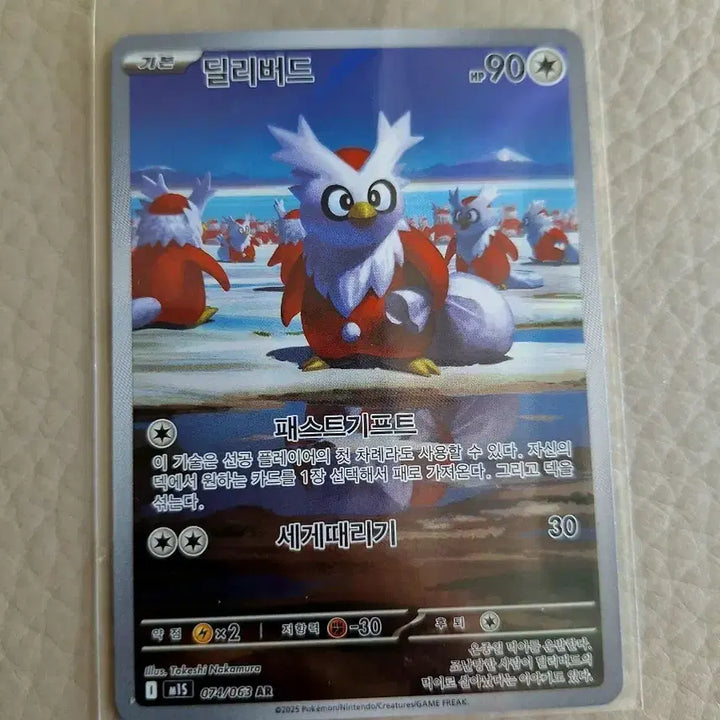 [BUNJANG] Pokemon AR Card Deliverd / 딜리버드 AR 포켓몬 카드