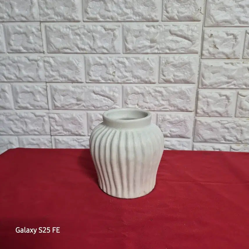 [BUNJANG] White Porcelain Golen Pattern Tiger Vase / 백자 골문양충호