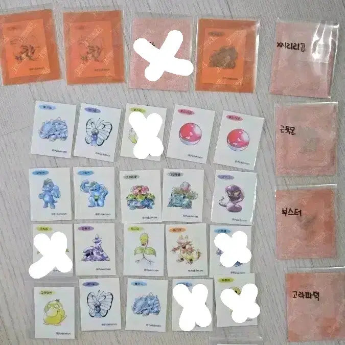 [BUNJANG] Pokemon Stickers Artwork Exchange / 포켓몬띠부씰 아트워크 교환&amp;구매합니다.