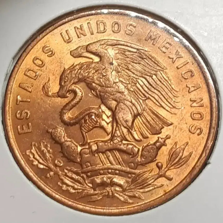 [BUNJANG] Mexico 1965 20 Centavos Large Unused Coin / 멕시코 미사용 1965년 20센타보스 대형주화.주화 동전 화폐 외국주화