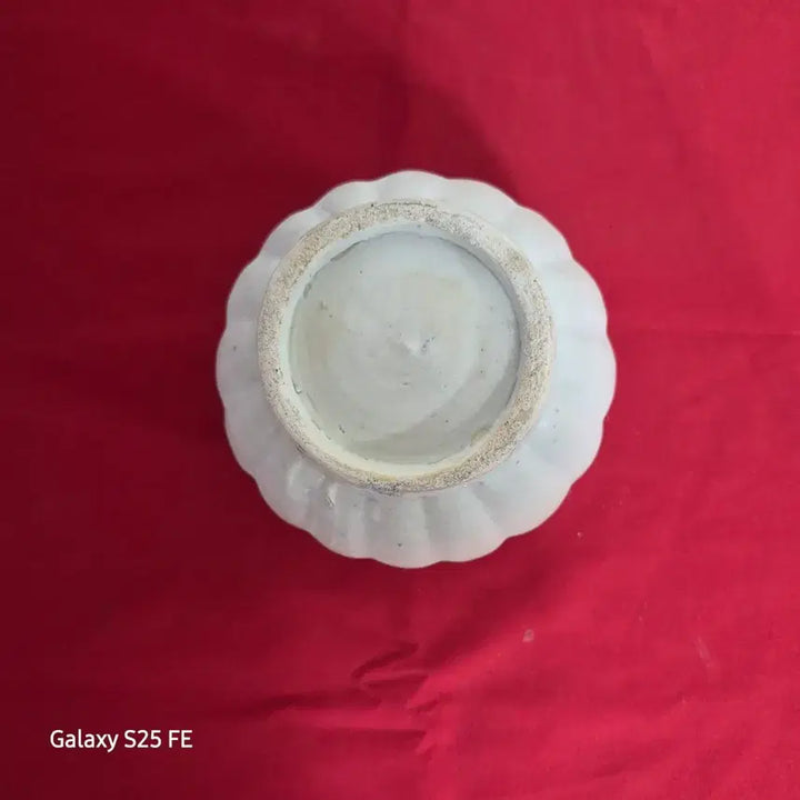 [BUNJANG] White Porcelain Incised Pattern Jar / 백자 골문양 호