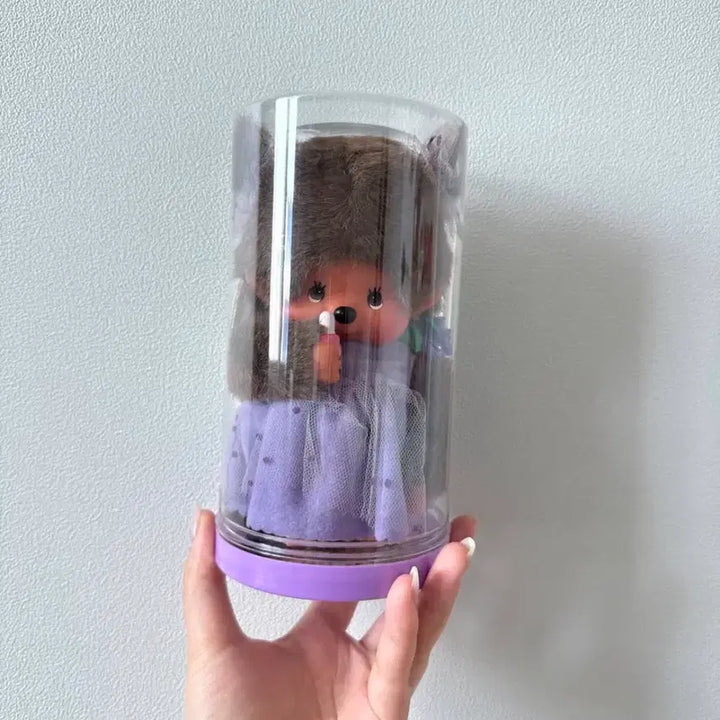 [BUNJANG] Vintage Monchhichi Doll Purple Dress Version / 몬치치 퍼플원피스 고전