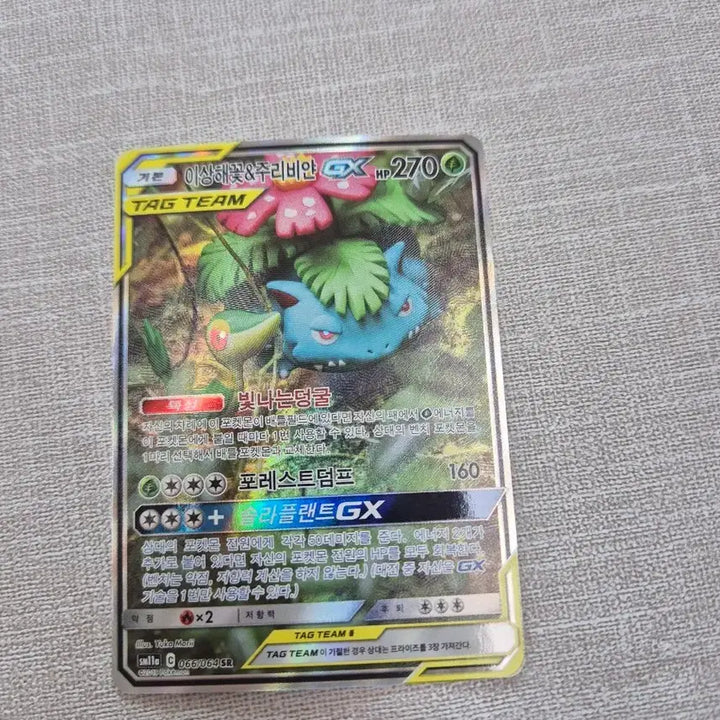 [BUNJANG] Shiny Meganium &amp; Jumpluff Tag Team Special Set / 이상해꽃&amp;주리비안 태그팀 특일