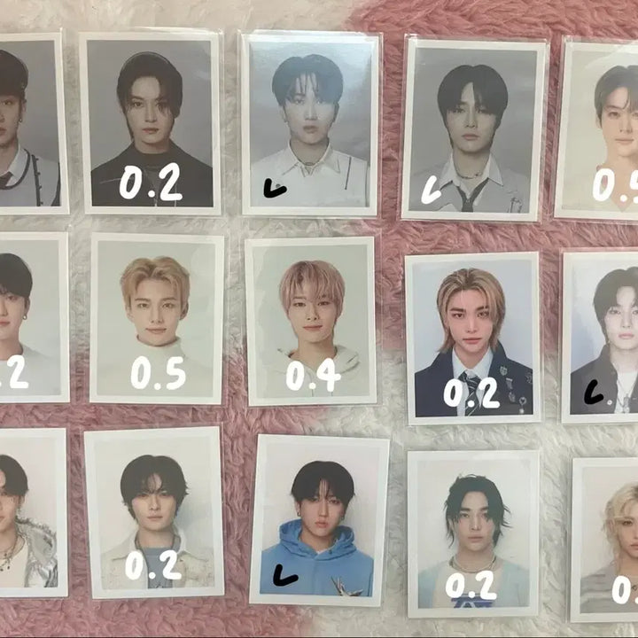 [BUNJANG] Stray Kids Lee Know Felix Hyunjin Pilot Official ID Photos / 스트레이키즈 스키즈 증명사진 판매 양도 리노 필릭스 현진 증사 파일럿