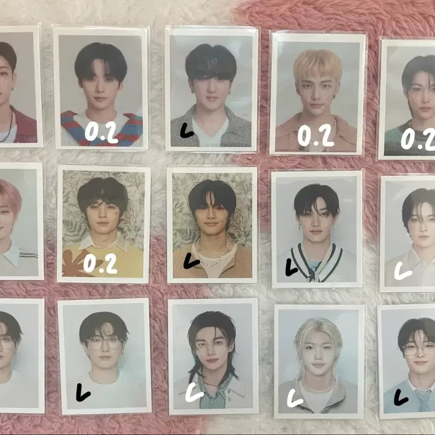 [BUNJANG] Stray Kids Lee Know Felix Hyunjin Pilot Official ID Photos / 스트레이키즈 스키즈 증명사진 판매 양도 리노 필릭스 현진 증사 파일럿