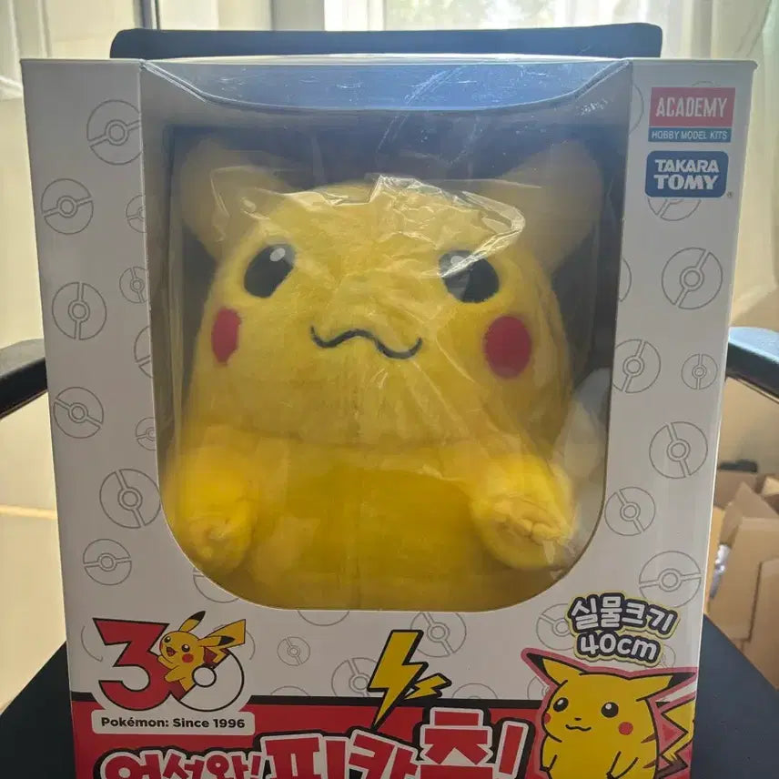 [BUNJANG] Pokemon 30th Anniversary "Welcome! Pikachu!" "Chubbychu" Plush Doll / 포켓몬스터 30주년 어서와! 피카츄!/뚱카츄 인형