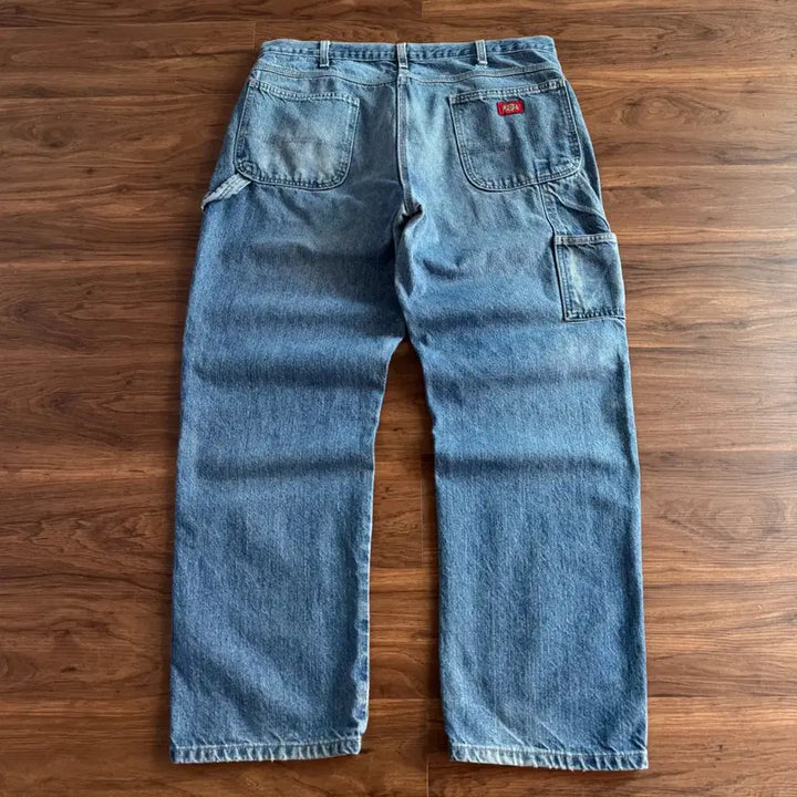[BUNJANG] Dickies USA Vintage Fading Carpenter Work Denim Pants / [38]디키즈 USA 빈티지 페이딩 카펜터 워크 데님 팬츠