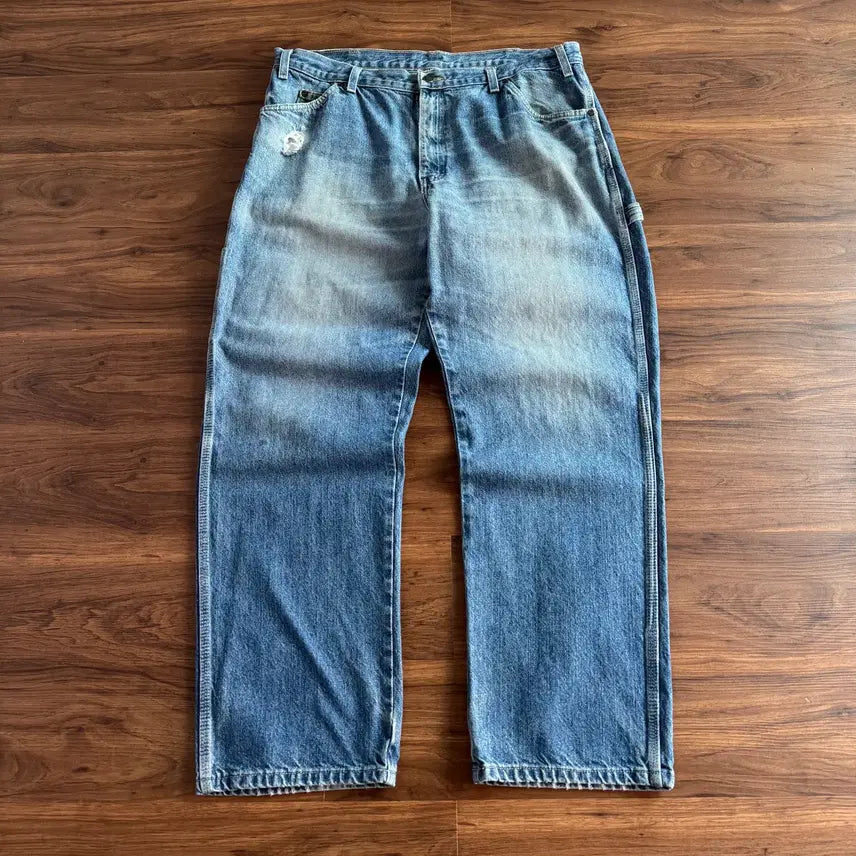 [BUNJANG] Dickies USA Vintage Fading Carpenter Work Denim Pants / [38]디키즈 USA 빈티지 페이딩 카펜터 워크 데님 팬츠