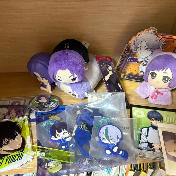 [BUNJANG] Blue Lock Reo Chibi Nui, Mochi Mascot, Acrylic, Paper Goods Bundle Set / 개별가능))블루록 레오 굿즈 일괄판매 치비누이 모찌마스 아크릴 지류