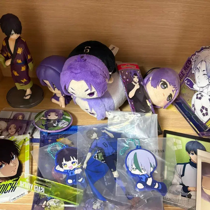 [BUNJANG] Blue Lock Reo Chibi Nui, Mochi Mascot, Acrylic, Paper Goods Bundle Set / 개별가능))블루록 레오 굿즈 일괄판매 치비누이 모찌마스 아크릴 지류